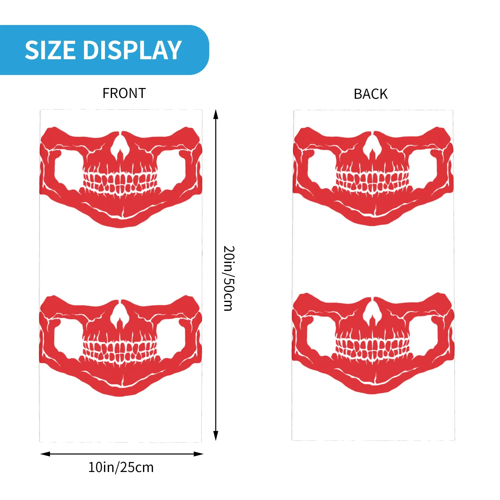 新しいホラースケルトンハロウィンスカル冬ヘッドバンドネックウ - Neck Warmer Tube のレビューと価格